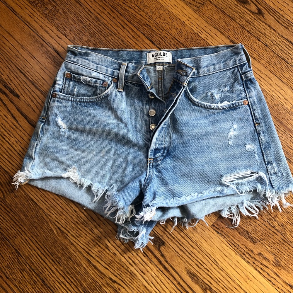 AGOLDE Parker Vintage Loose Fit Cutoff Shorts